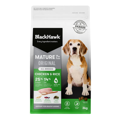 Black Hawk Mature Dog 7+ Chicken & Rice Dry Food for Senior Canines