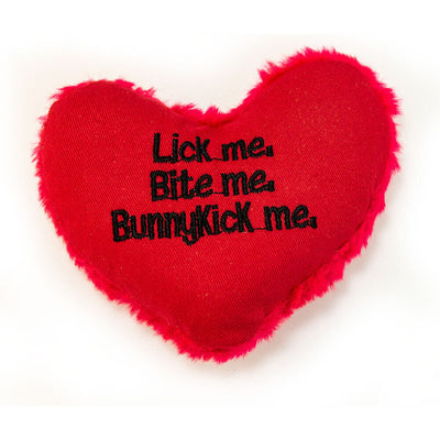 Yeowww! Cat Toys with Pure American Catnip - Hearrrt Attack - Lick me. Bite me. Bunnykick me. Yeowww