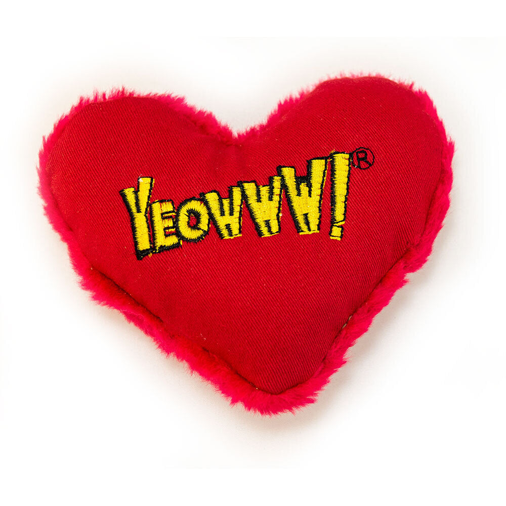 Yeowww! Cat Toys with Pure American Catnip - Hearrrt Attack - "Yeowww!" Yeowww