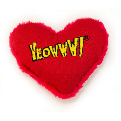 Yeowww! Cat Toys with Pure American Catnip - Hearrrt Attack - "Yeowww!" Yeowww