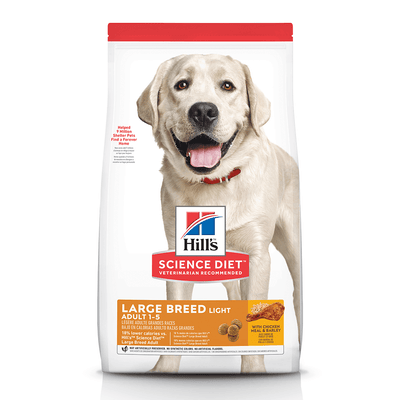 Hill's Science Diet Adult Large Breed Light Dry Dog Food Weight Management