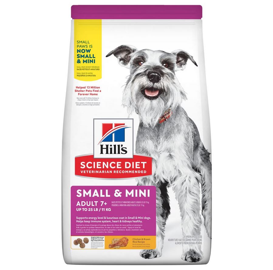 Hill's Science Diet Adult 7+ Small & Mini Dry Dog Food: Senior Care