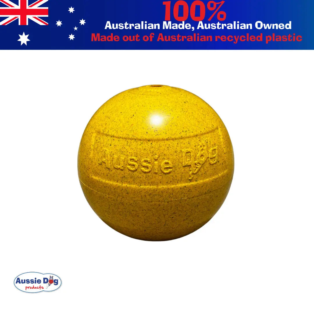 Aussie Dog Tucker Ball Large: Durable Treat Dispensing Dog Toy for Large Breeds