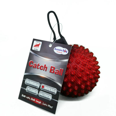 Ultimate Durable Red Catch Ball for Dogs, Interactive Fetch and Chew Toy