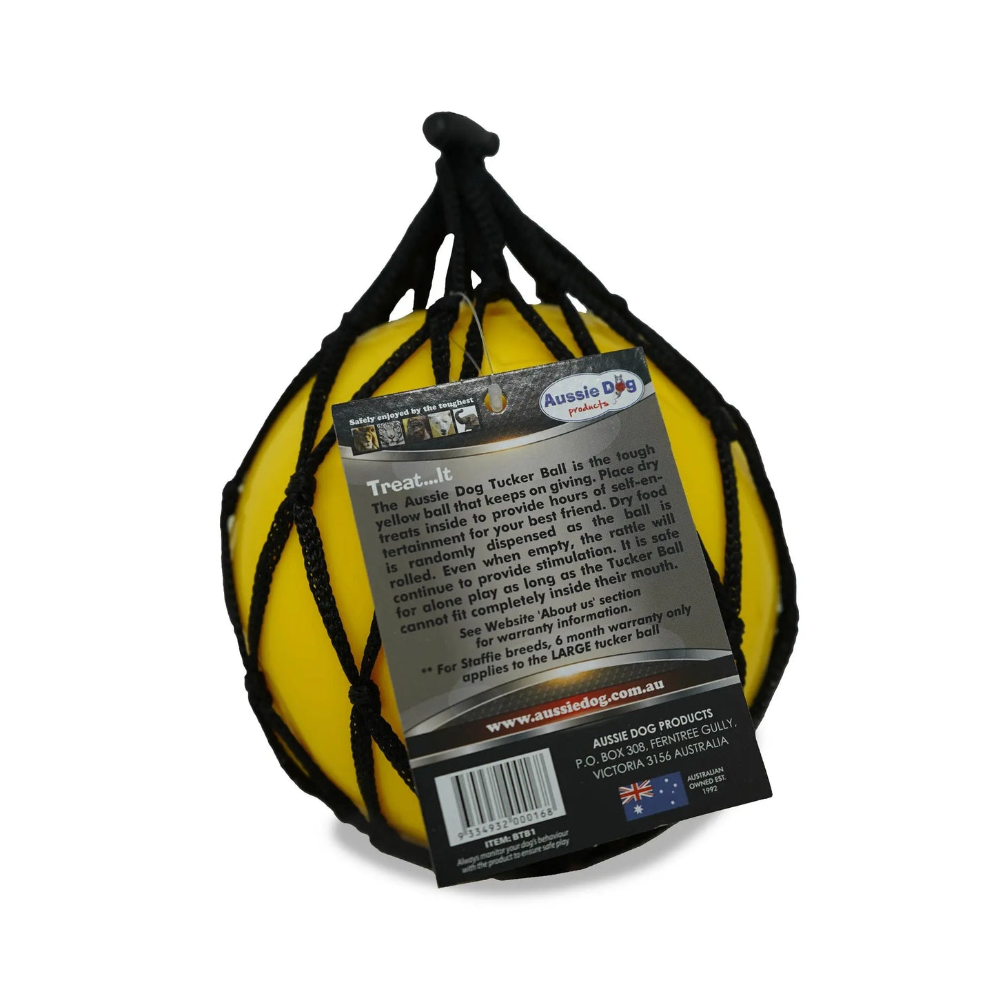 Medium Aussie Dog Tucker Ball Reward Toy for Engaging Play