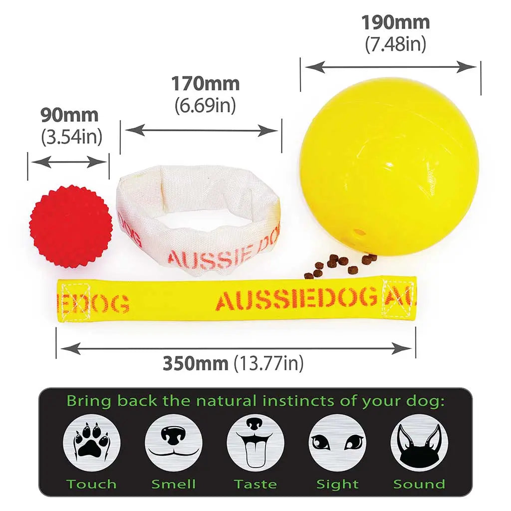 Aussie Dog Large Puppy Pack: Durable Chew Toys for Big Dog Breeds