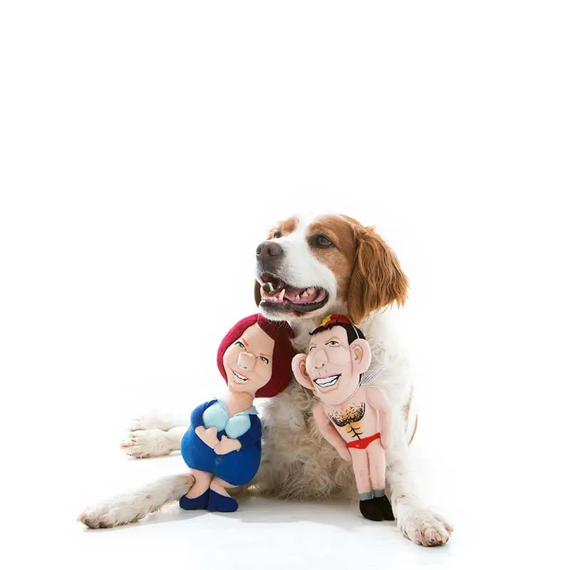 Durable Tony Abbott Pet Chew Toy: Hilarious Political Satire for Dogs