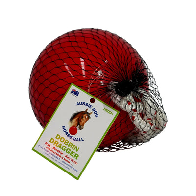 Aussie Dog Dobbin Dragger: Durable Interactive Horse Toy for Playful Equines
