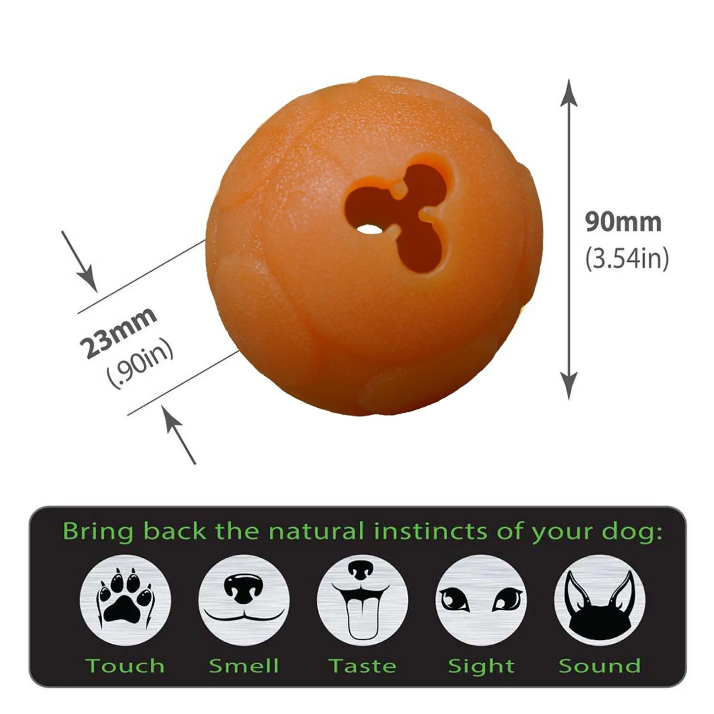 Durable Medium Puzzle Ball for Dogs - Engaging Treat Dispensing Fun Toy