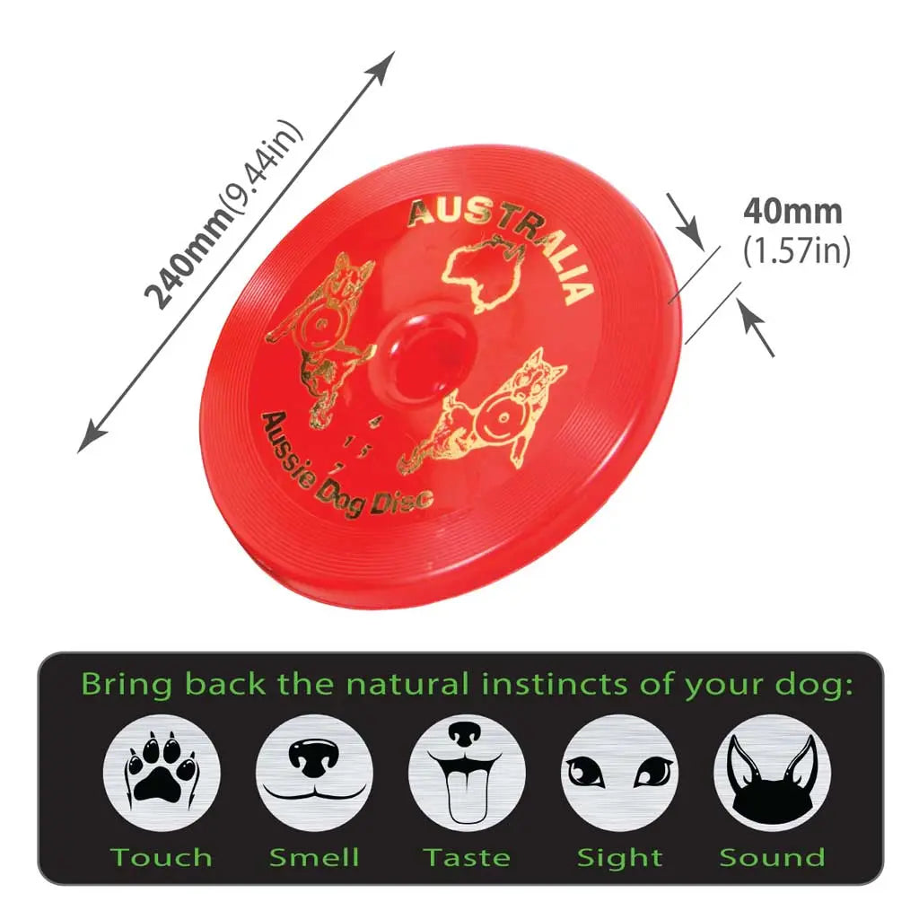 Ultimate Red Dog Flying Disc Toy: Durable, Chew-Resistant, Fun for Fetch