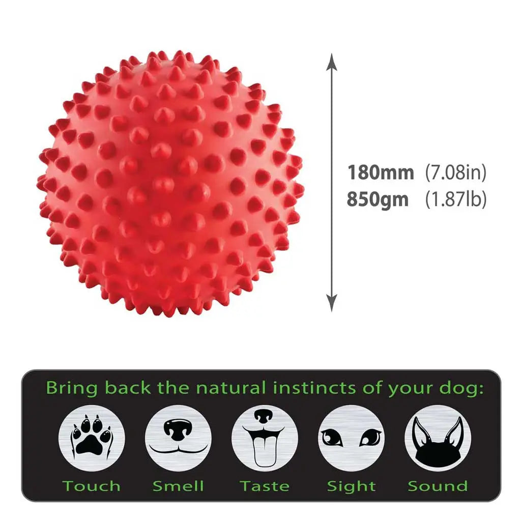 Ultimate Indestructible Red Mitch Ball for Dogs: Chew-Resistant, Durable Play