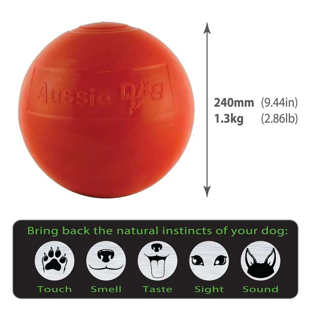 Ultra-Durable Staffie Dog Ball: Indestructible Chew Toy for Powerful Breeds
