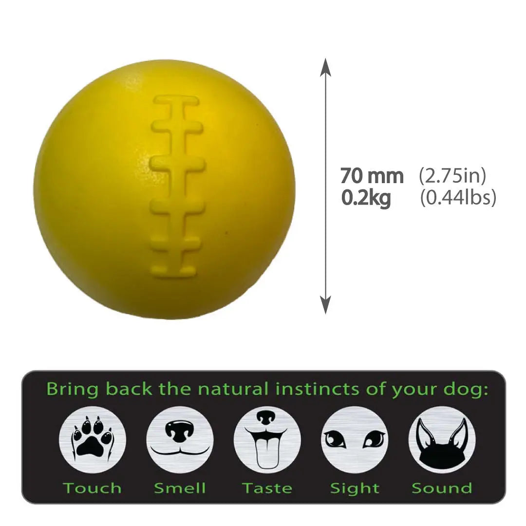 Indestructible Aussie Dog Dura Ball - Chew Proof, Lifetime Warranty, Fetch Toy
