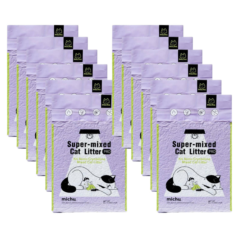 Michu Premium Mixed Tofu Cat Litter Pro Gen2 6L Flushable