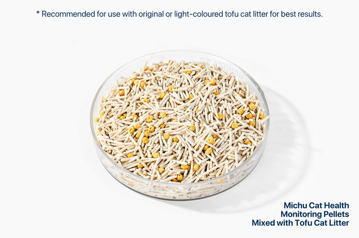 Michu Colour‑Changing Cat Urine Test Pellets – Early Health Monitor