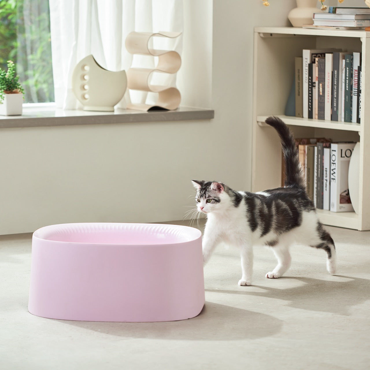 Michu Macaron Extra Large High Edge Open Cat Litter Box