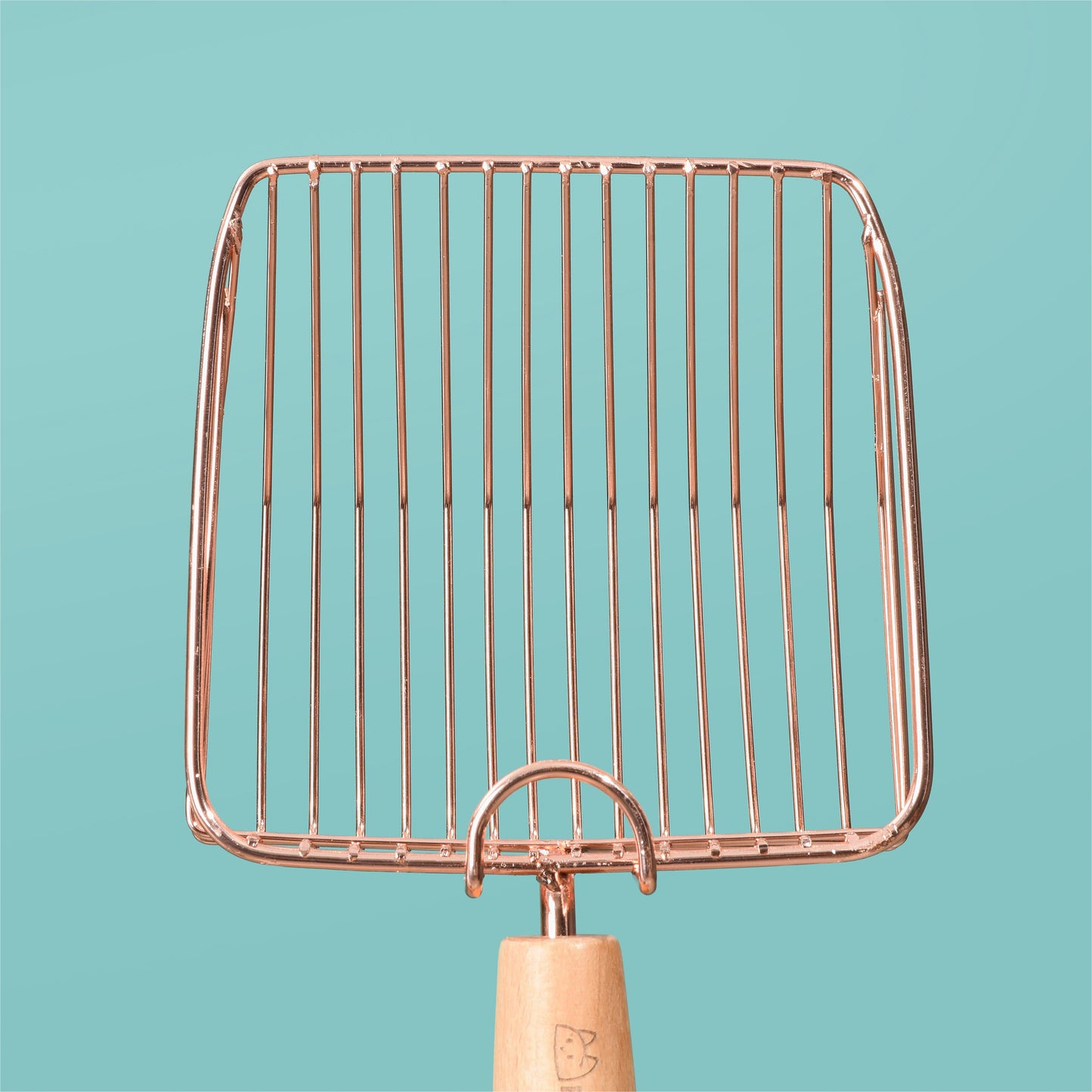 Rose Gold Michu Stainless Steel Cat Litter Scoop Ergonomic