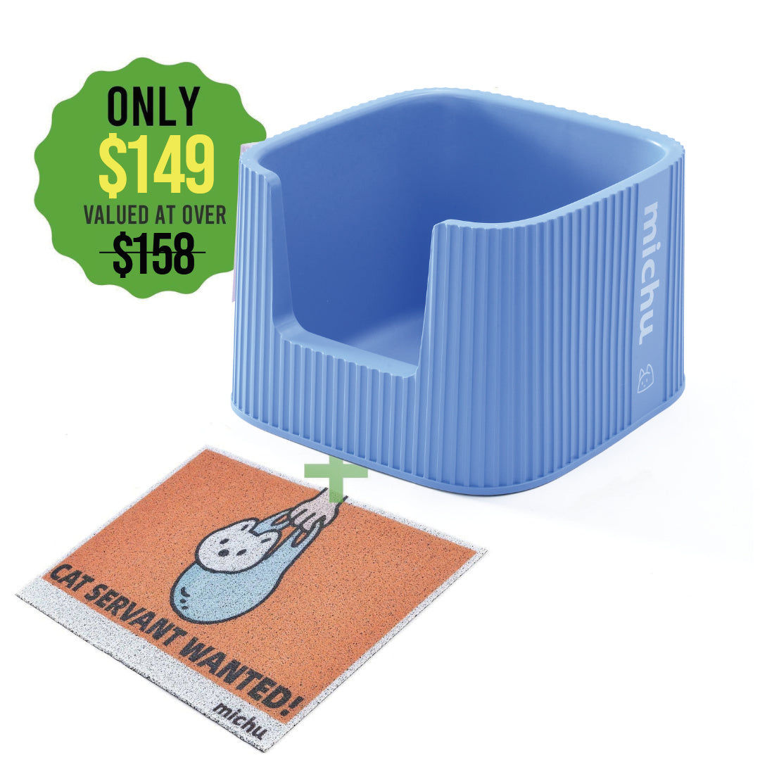 Michu XXL BoBa Deluxe Cat Litter Box – Spacious High‑Wall Design