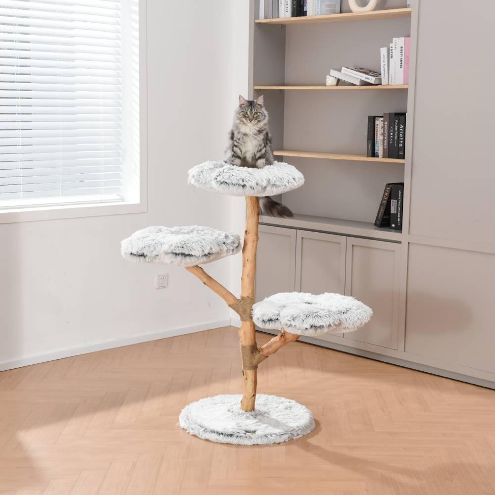 Michu Fluffy Blossom Extra Large Real Wood Cat Tree