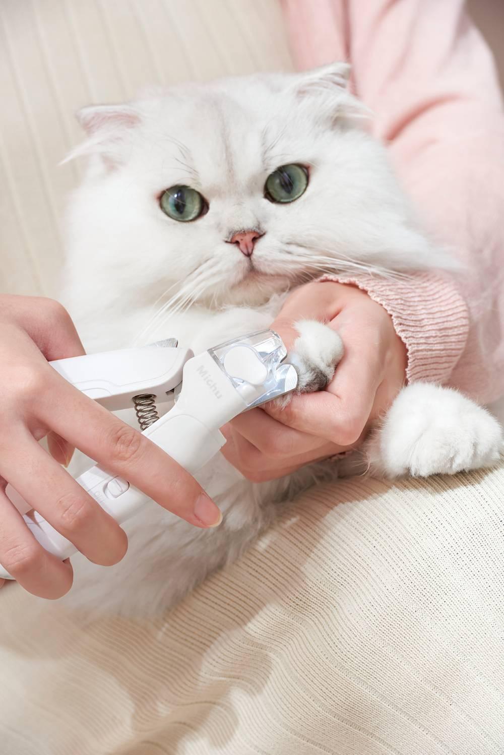 Michu LED Light Cat Dog Nail Clipper 2.0 Precision Groomer