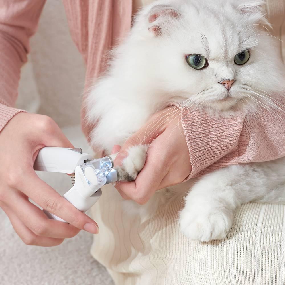 Michu LED Light Cat & Dog Nail Clipper with Built‑in File