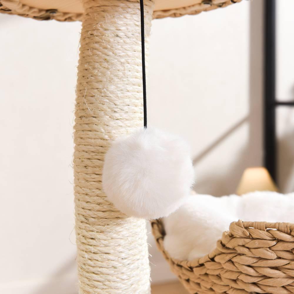 MICHU Ivy Cat Tower Deluxe 4-Tier Designer Tall Cat Tree