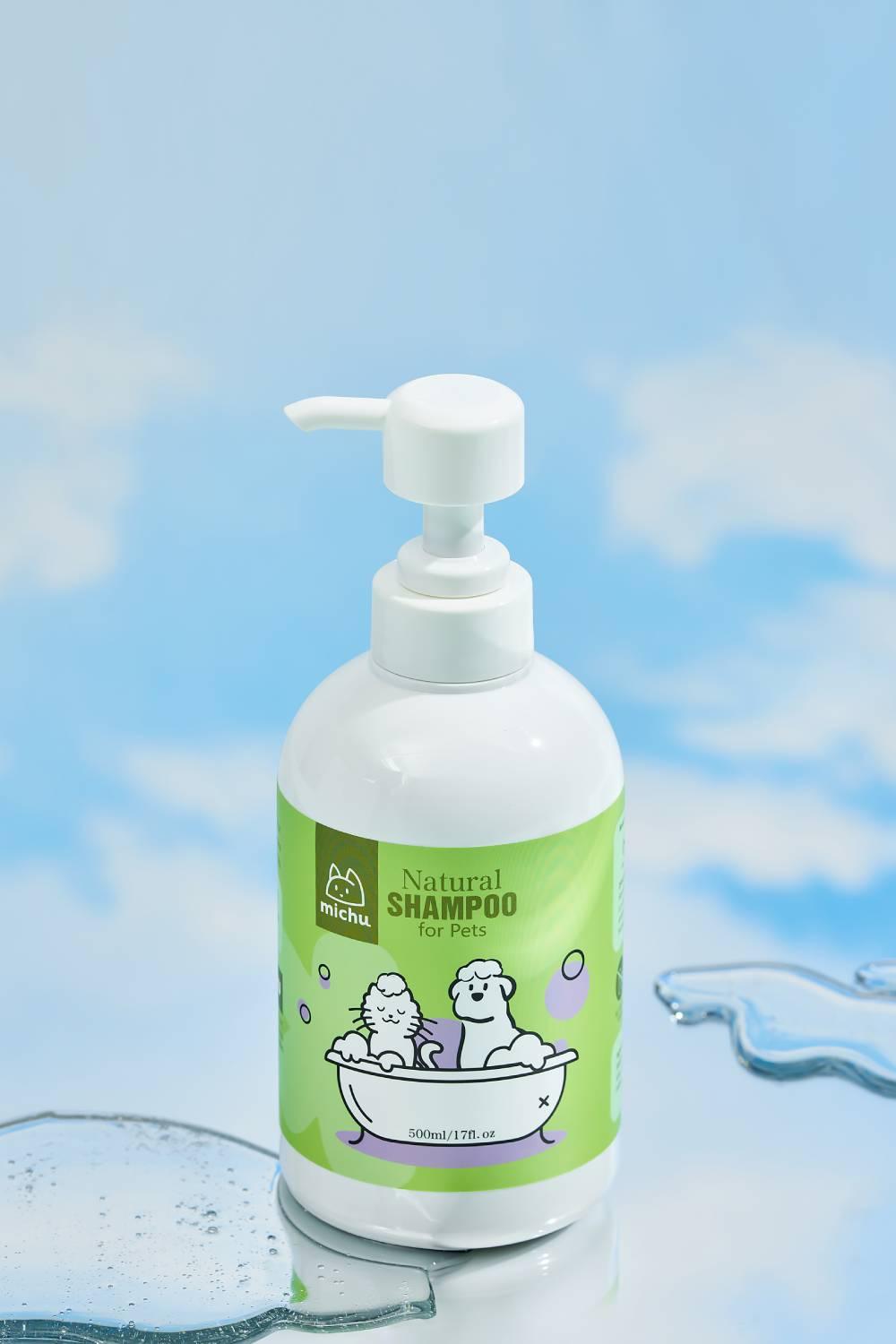 Michu Catnip Pet Shampoo 500ml – Soothing Shine for Dogs
