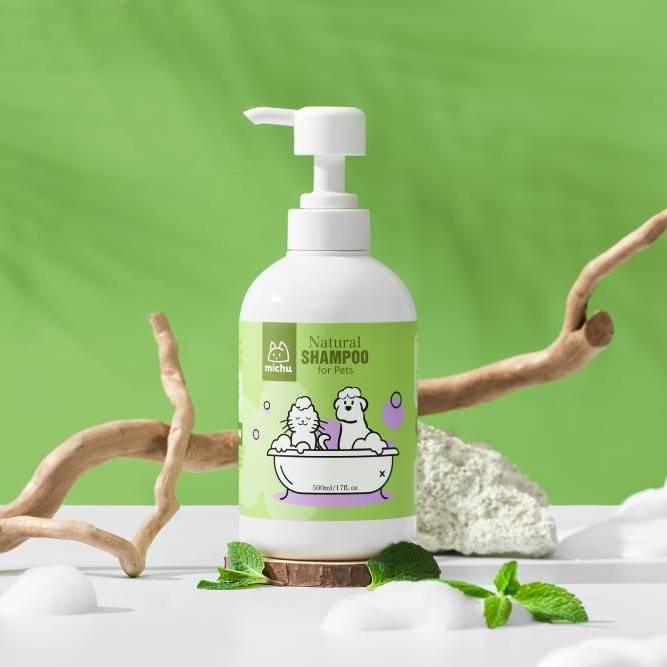 Michu Catnip Pet Shampoo 500ml – Soothing Shine for Dogs