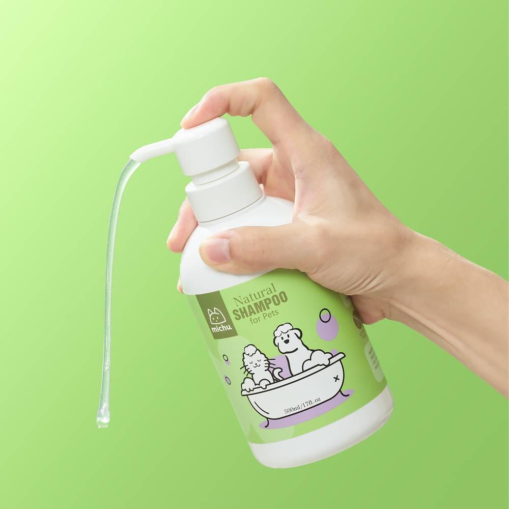 Michu Catnip Pet Shampoo 500ml – Soothing Shine for Dogs
