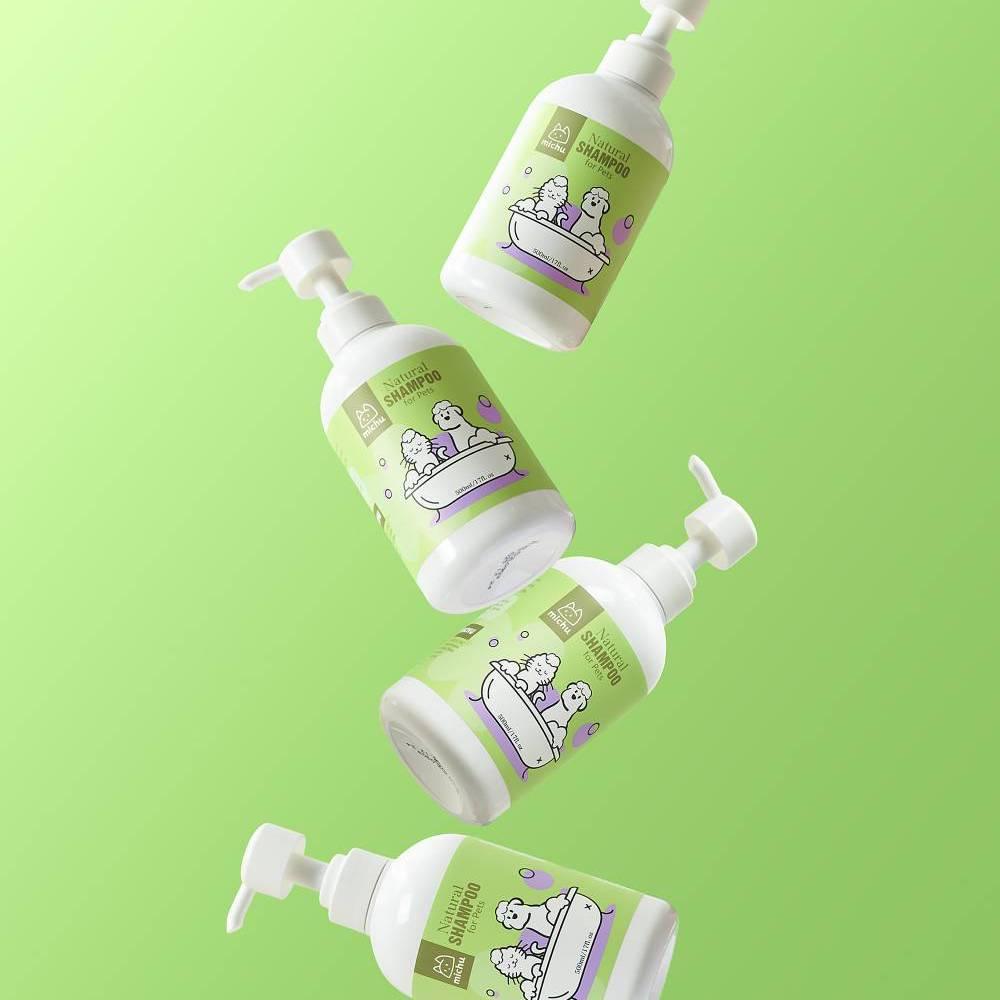 Michu Catnip Pet Shampoo 500ml – Soothing Shine for Dogs