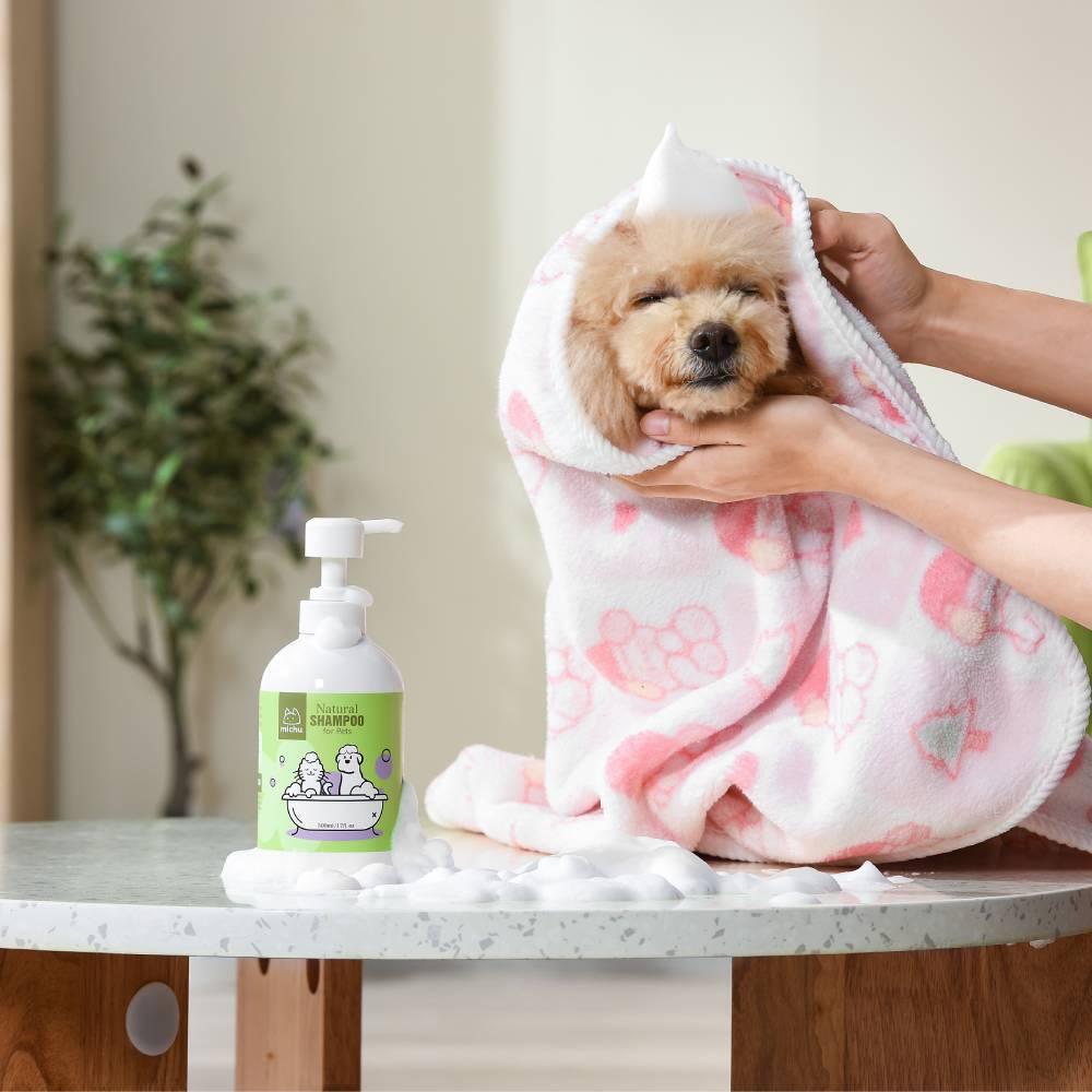 Michu Catnip Pet Shampoo 500ml – Soothing Shine for Dogs