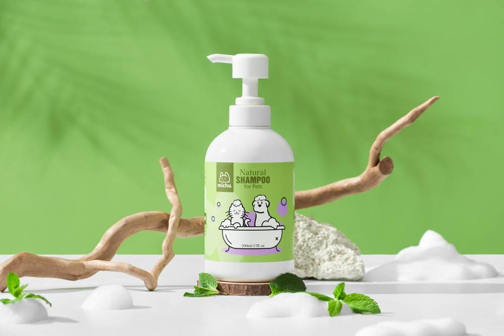 Michu Catnip Pet Shampoo 500ml – Soothing Shine for Dogs