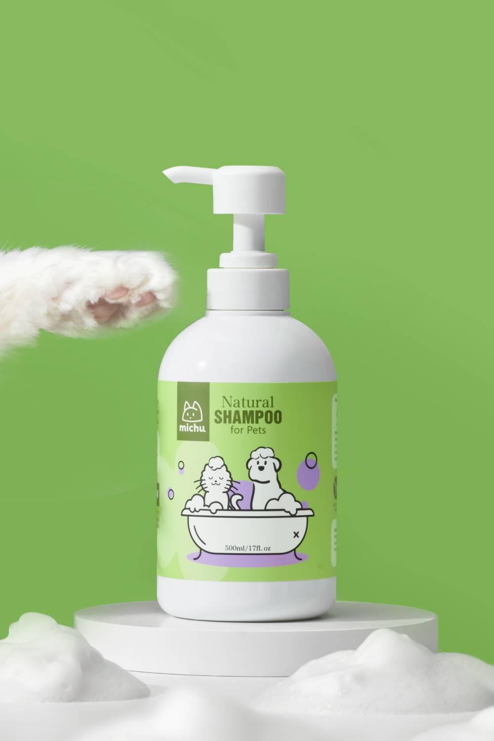 Michu Catnip Pet Shampoo 500ml – Soothing Shine for Dogs