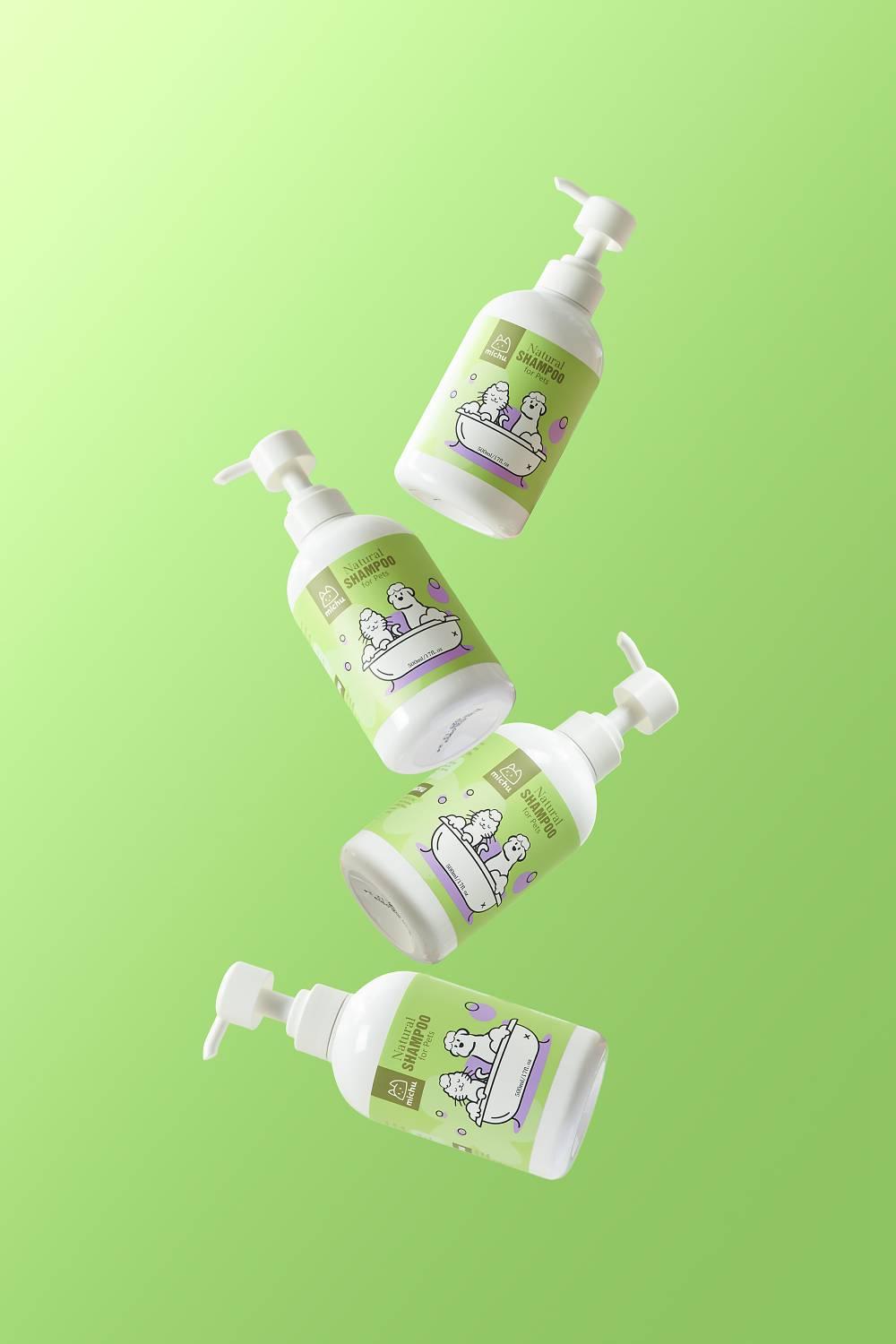 Michu Catnip Pet Shampoo 500ml – Soothing Shine for Dogs