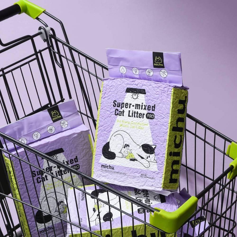 Michu Premium Mixed Tofu Cat Litter Pro Gen2 6L Flushable