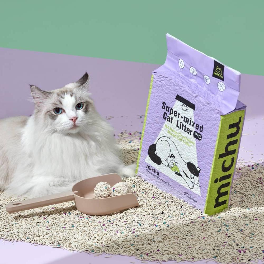 Michu Premium Mixed Tofu Cat Litter Pro Gen2 6L Flushable