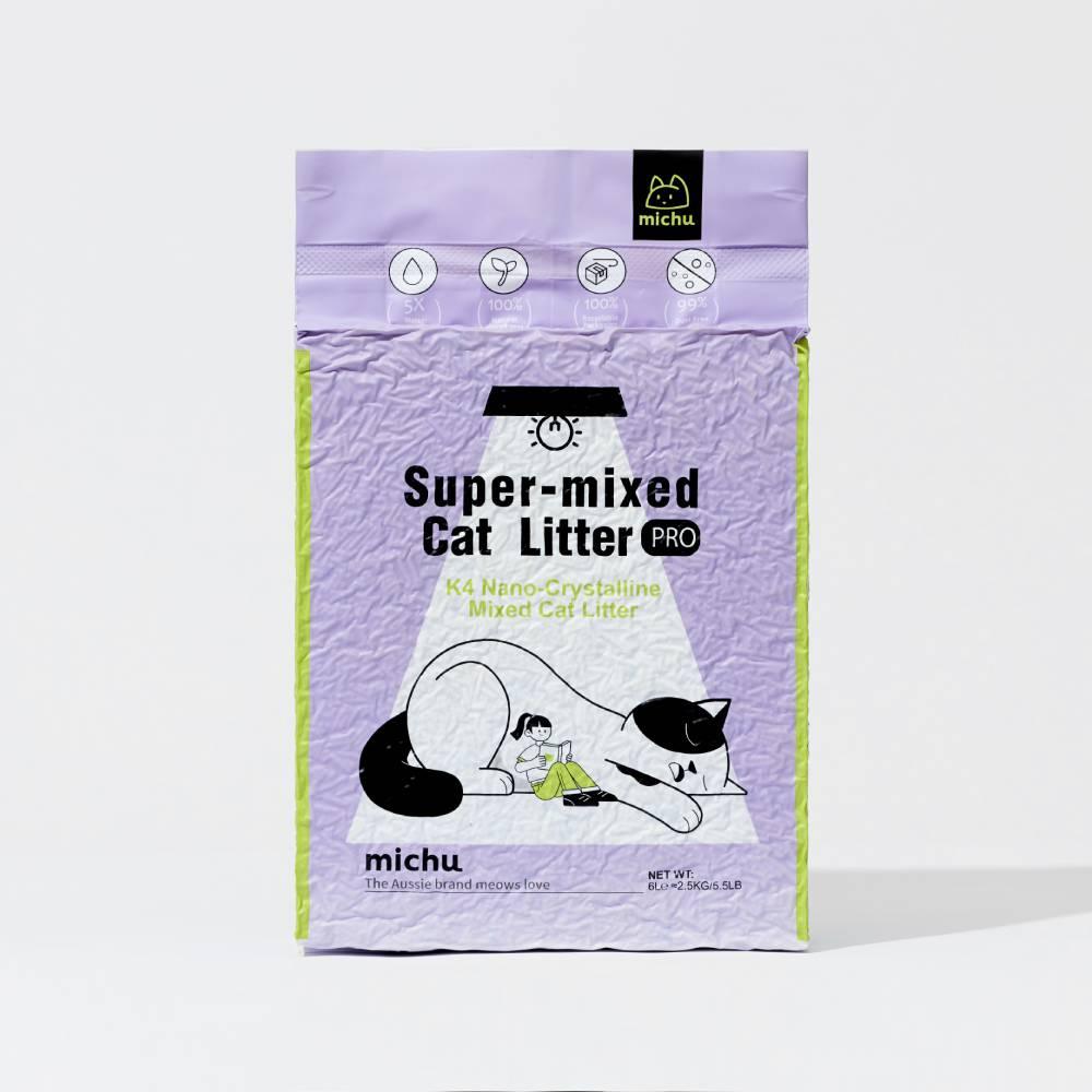 Michu Premium Mixed Tofu Cat Litter Pro Gen2 6L Flushable