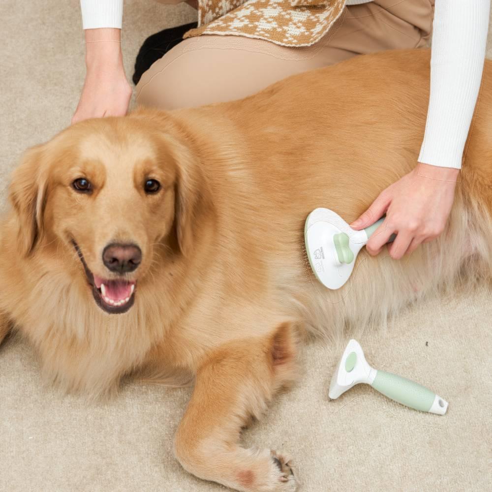 Michu Heavy‑Duty Undercoat Shedding Rake for Dogs & Cats