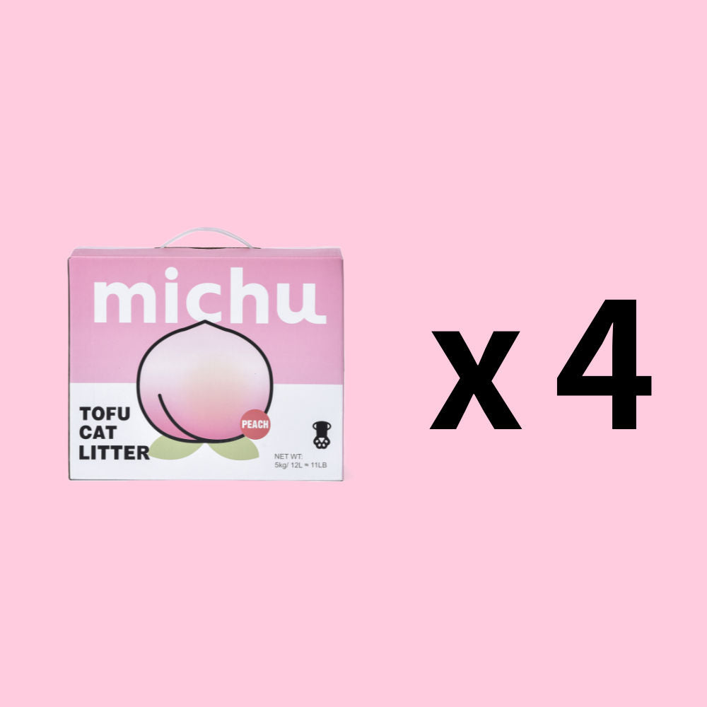 Michu Natural Clumping Tofu Cat Litter 5kg Value Box