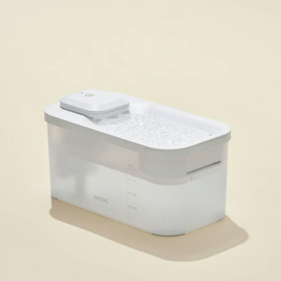 Michu Wireless Cat Water Fountain Cordless Rechargeable 1.8L
