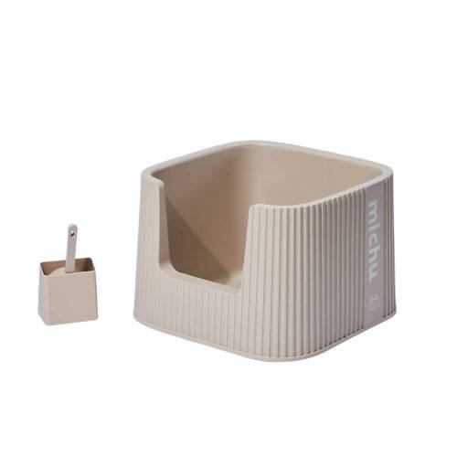 Michu XXL BoBa Deluxe Cat Litter Box – Spacious High‑Wall Design