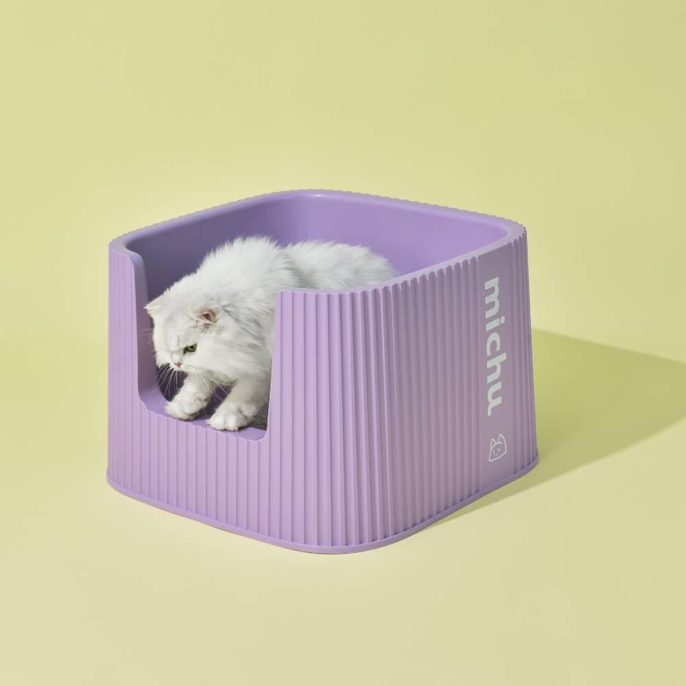 Michu XXL Stella Deluxe Spacious Cat Litter Box with Lid