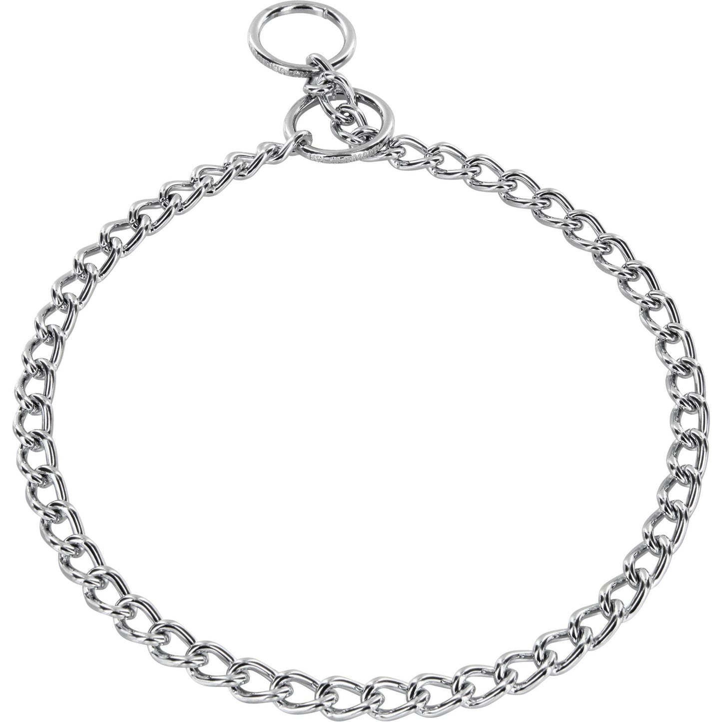 Herm Sprenger Satin Chain Collar 2.5mm: Gentle, Durable, Secure Dog Training