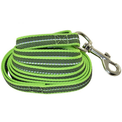 Herm Sprenger Rubberised Green Dog Leash - No Handle, Durable Grip