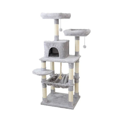 Catio Cat Scratching Tree Supreme Palace - 145cm Tall, Multi-Level Play Tower