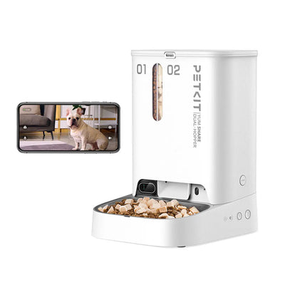 PETKIT Yumshare Dual Hopper Smart Feeder with Camera for Pets