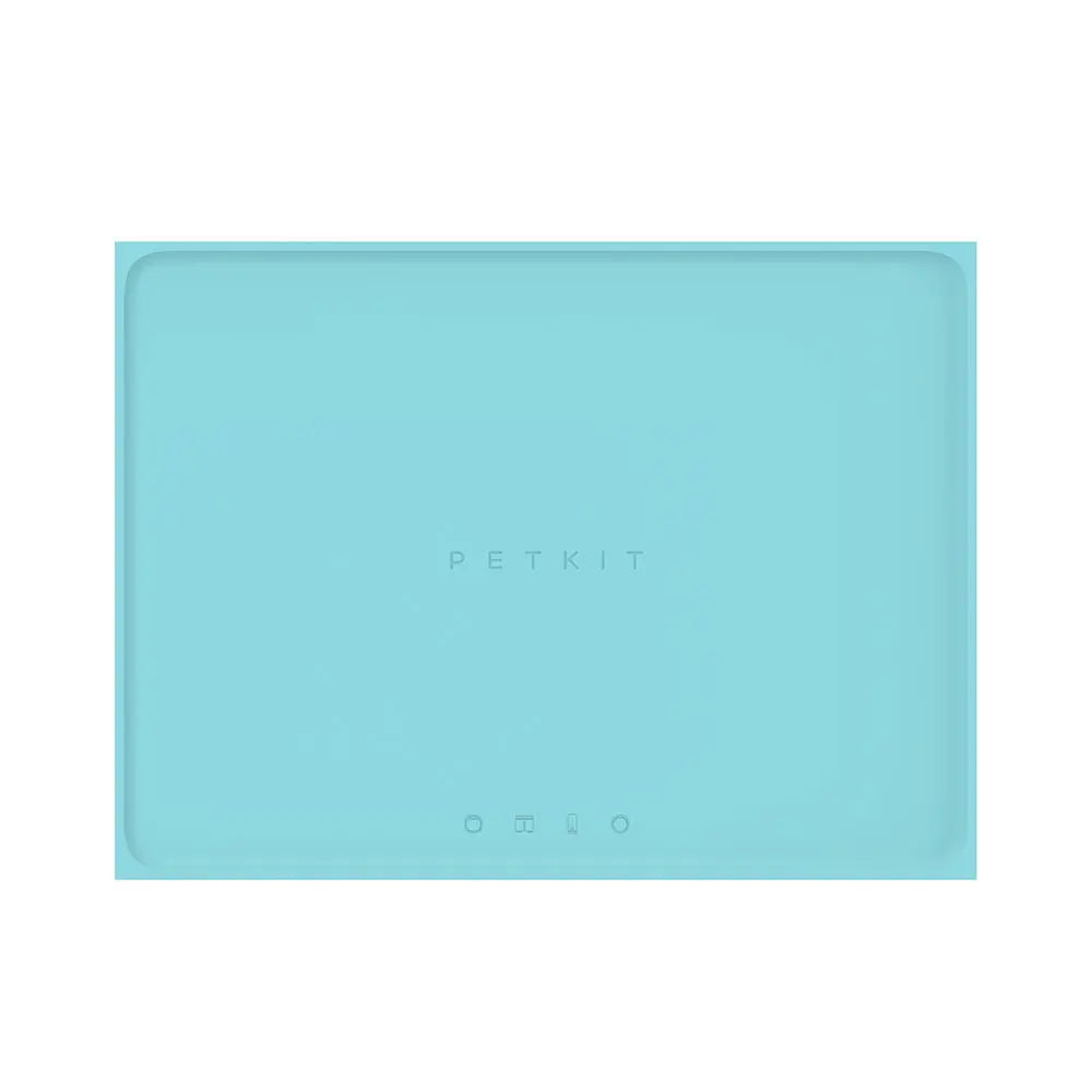 Petkit Pet Spillproof Mat Blue - Keep Floors Clean, Pet Bowls Secure