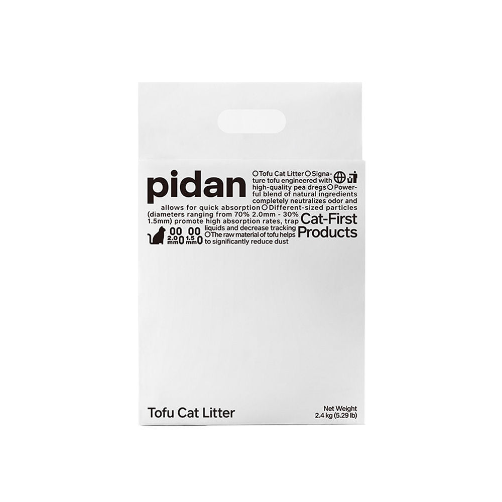 Pidan Original Tofu Cat Litter 70% 2mm 30% 1.5mm 2.4kg 6L