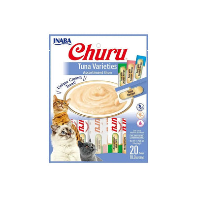 Inaba Churu Tuna Varieties 14g x 20 Pack: Delicious Liquid Cat Treats