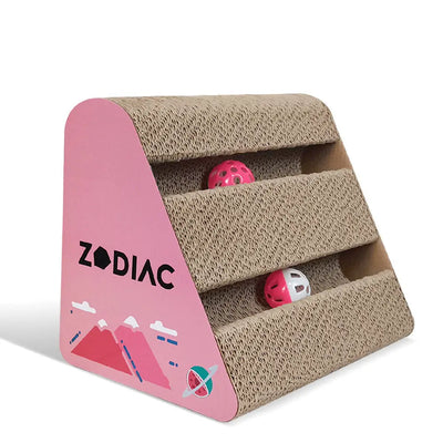Zodiac Triangle Cat Ball Scratcher: Watermelon, Interactive Play and Health
